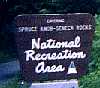 Spruce Knob National Recreation Area Sign