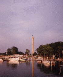Put-In-Bay, with Perry's Monument in the background