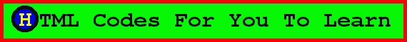 HTML Codes
