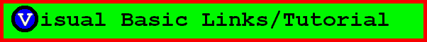 Visual Basic Links/Tutorial