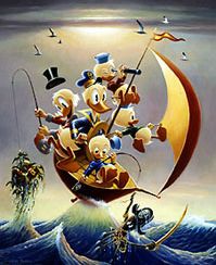 Donald en de familie vaart