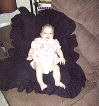 Sitting all by hereself