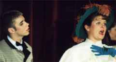 Here, where a woman's heart should be!