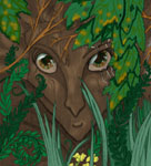 Modomis, the curious tree sprite from a sotry of mine. Done in Photoshop.
