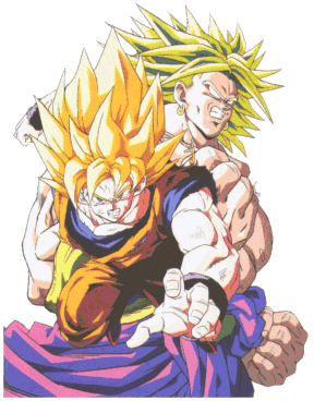 Goku and Brolly