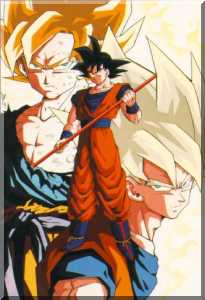 Goku in Regular and High Octane