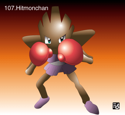 107 Hitmonchan (Red/Blue)  Pokemon, Pokemon drawings, Pokemon art