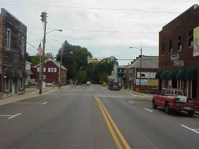 Downtown Lucas. It looked different 35 years ago.  Anybody hungry for chili?