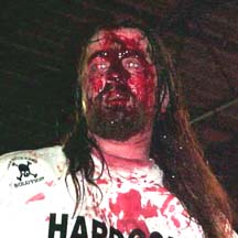 Biohazard wearing the crimson mask!