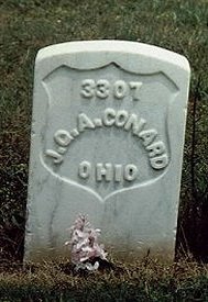 Grave of John Conard at Andersonville
