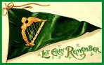Flag with Harp of Erin