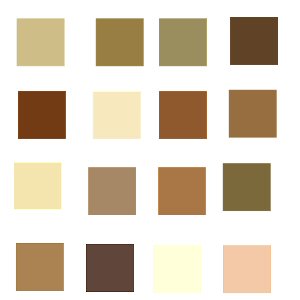 color palette gold