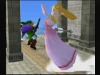Zelda dodging arrow
