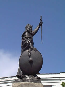 Statue of King Alfred at Winchester