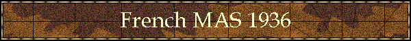 French MAS 1936