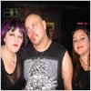 DJ Stix with his girlfriend Leanne and sister Jane