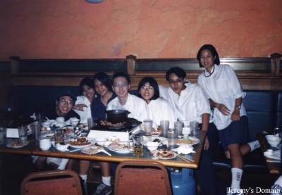 Dinner in restaurant in Toa Payoh