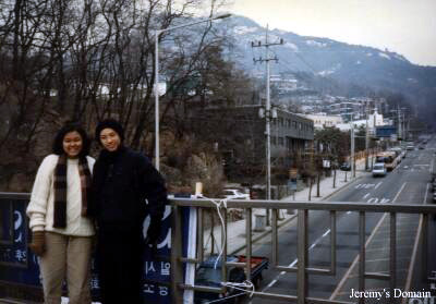 On a bridge, Seoul