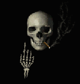smokin' skeleton