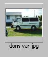 DON'S VAN