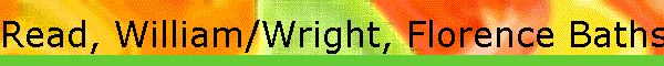 Read, William/Wright, Florence Bathsheba Elizabeth