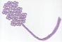 Picture of purple bookmark. very elegant.