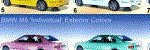 1998 BMW M5 Projected Exterior Color Palette
