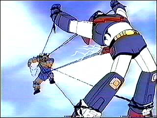 Voltes V in trouble with Vizanger