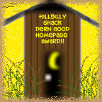 Hillbilly Shack Award