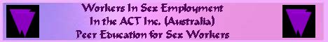 Workers In Sex Employment in the ACT Inc