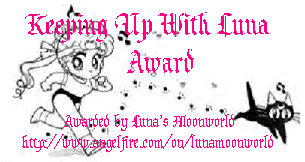 the keeping
 up with luna award