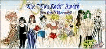 the you rock
 award