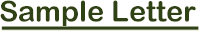 Sample Letter