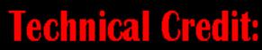 technical credits