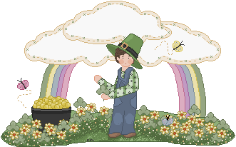 Rainbow, Boy with Pot of Gold