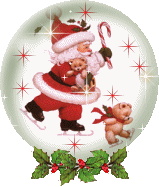 Santa Snow Globe