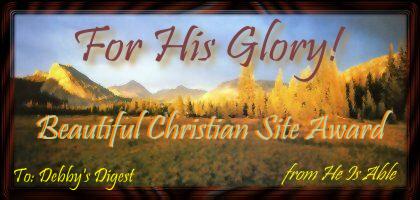 He Is Able Beautiful Christian Site Award