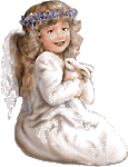 Angel Holding Bunny