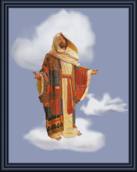 Jesus Wearing A Coat Of Many Colors