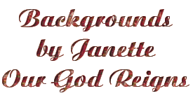 Graphics by Janette Our God Reigns