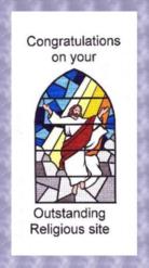 Jim's Outstanding Religious Site Award