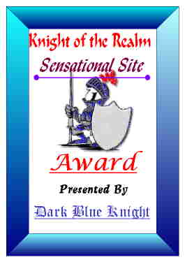 Dark Blue Knight Sensational Site Award