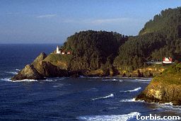 Heceta Lighthouse along the Pacific Ocean