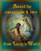 Lindy's World Of Feelings Award For Compassion Ane Love