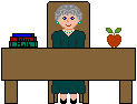 Grandma At Desk