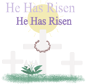 Three Crosses-He Is Risen
