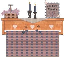 God bless America Shelf