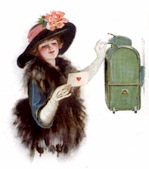 Lady Holding Love Letter