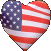 Flag heart
