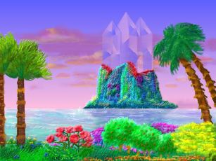 Mirage on the beach of 'Lord of the Flies'?  ::grins::  I doubt it!